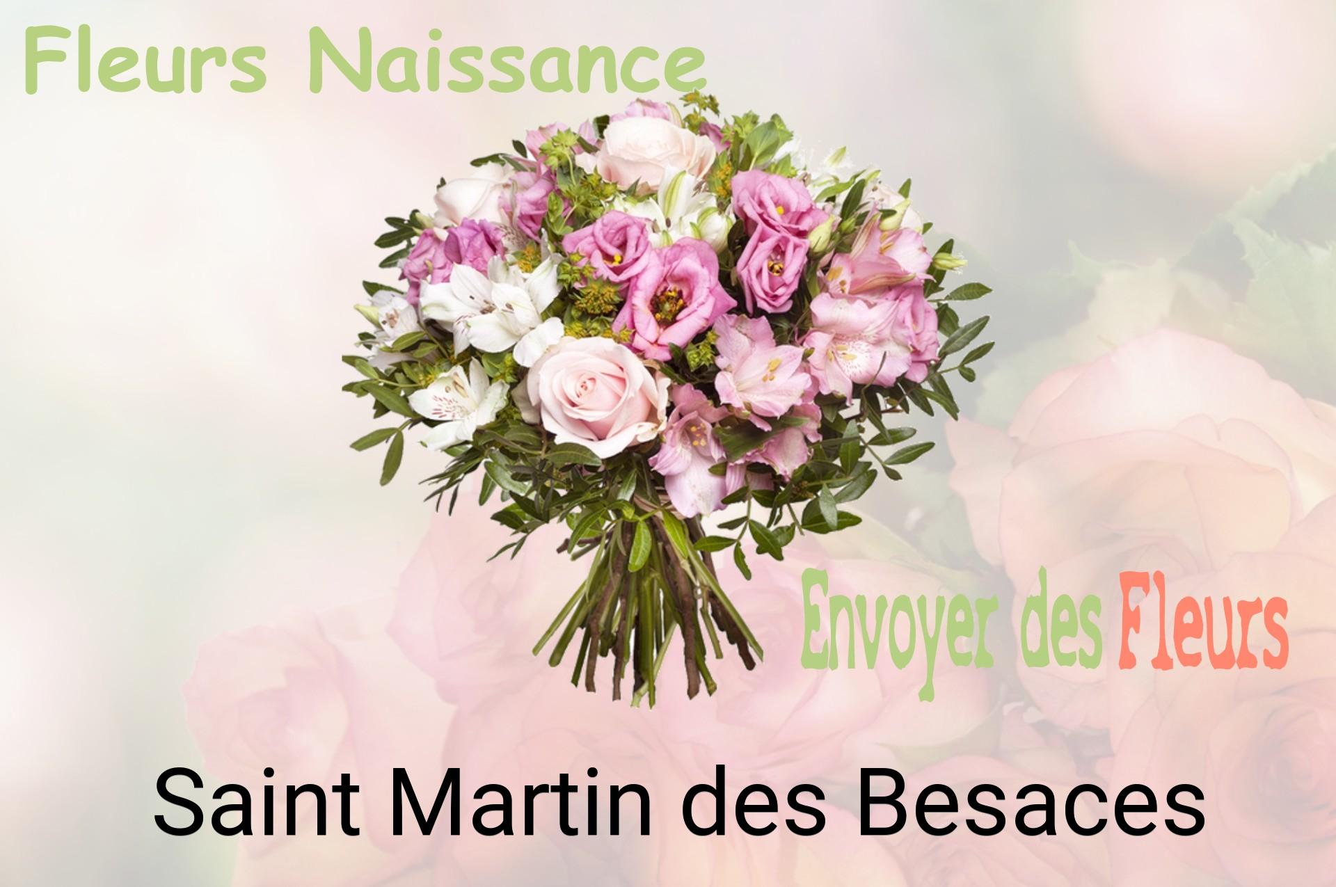 Bouquet de fleurs de naissance livré à Saint-Martin-des-Besaces